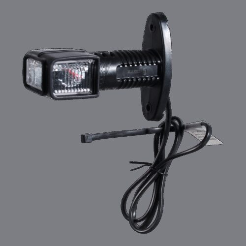 contourlamp Superpoint 4 LED "kort", rood / wit / oranje 1.0m DC kabel