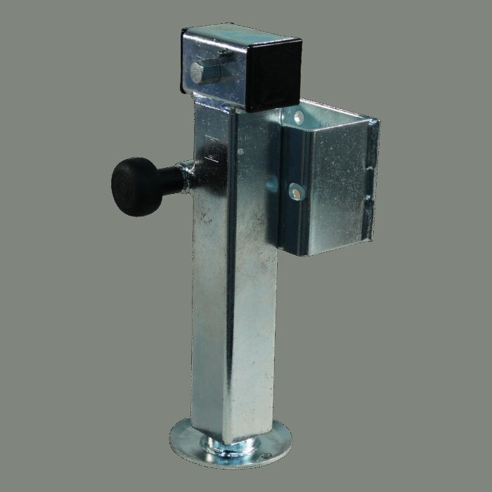 steunpoot wegklapbaar SF60-D85-met zeskant SW19 en adapter ⧄60mm 1300kg verzinkt 240mm 415mm