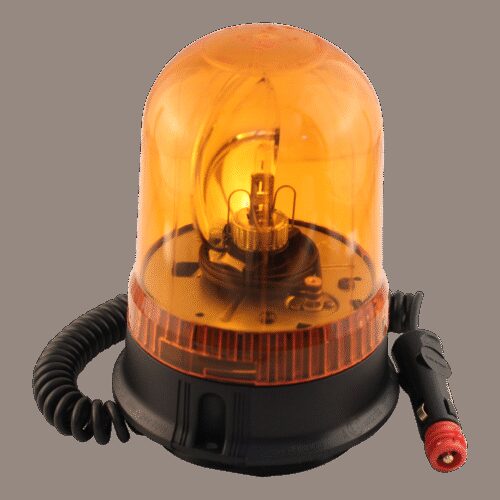 zwaailamp halogeen 12V 55W oranje magneetvoet