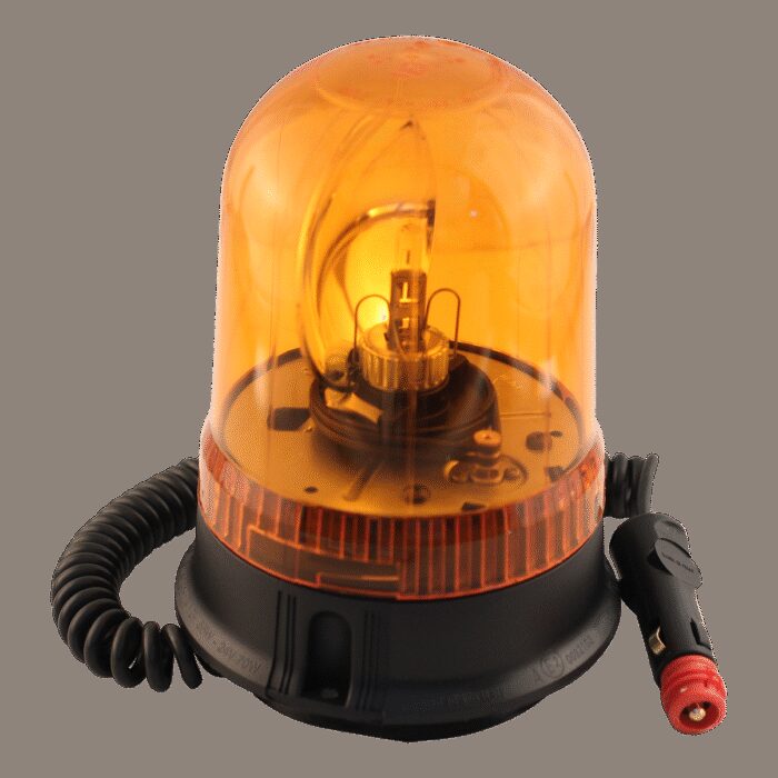 zwaailamp halogeen 12V 55W oranje magneetvoet