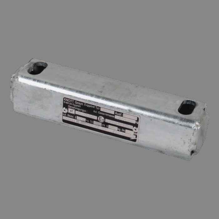 adapterplaat KA50 Oplooprem Hoogte 50mm, hartmaat 166mm