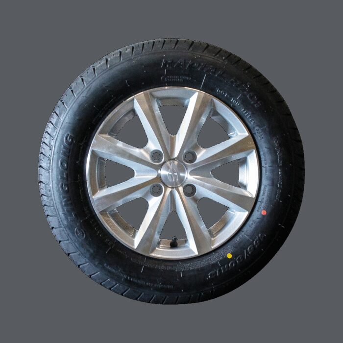 luchtband + wiel 155/80 R13 R701 M+S + 5Jx13H2 ET30 57/100/4 84 N lichtmetaal grijs - Afbeelding 2