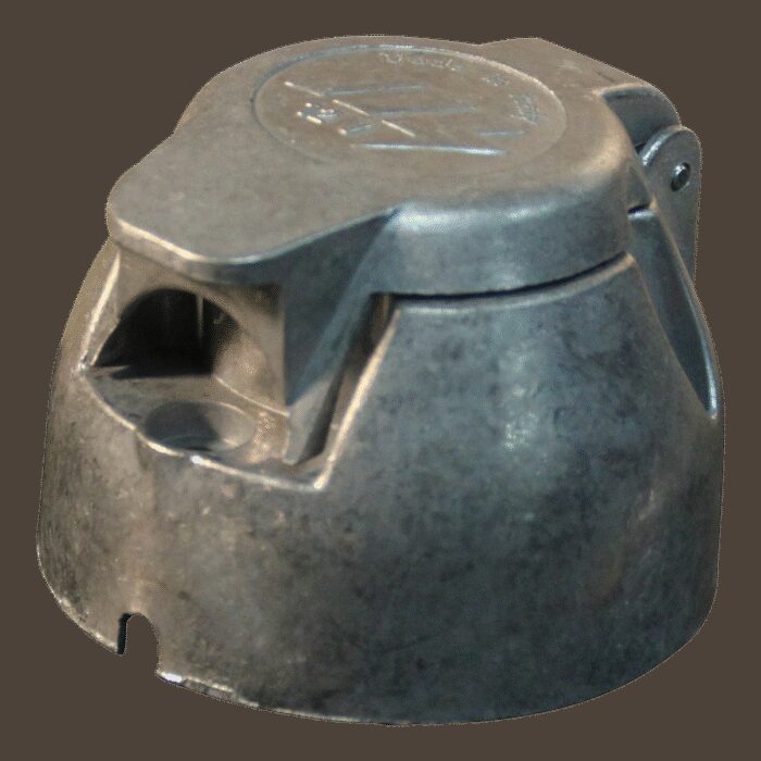 kontaktdoos aluminium 7 - polig