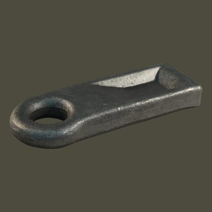 trekoog plat , volmateriaal 18000kg Ø50mm EU keur