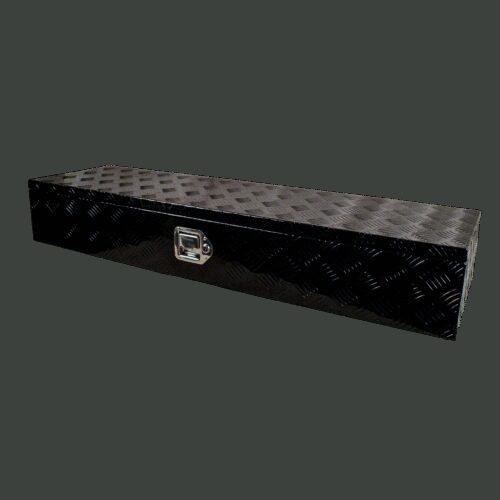 gereedschapskist aluminium zwart 1200x380x190 kofferslot