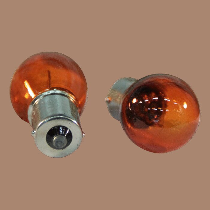 stop- / knipperlamp BA15S 12V 21W 15x47 oranje