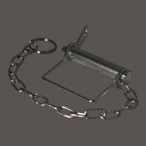 vergrendelpen met veer Ø15,8 x 93mm, ketting 310mm