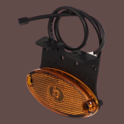 zijmarkeringslamp Flatpoint II led Inclusief montagesteun "Z" 90° DC kabel 500mm