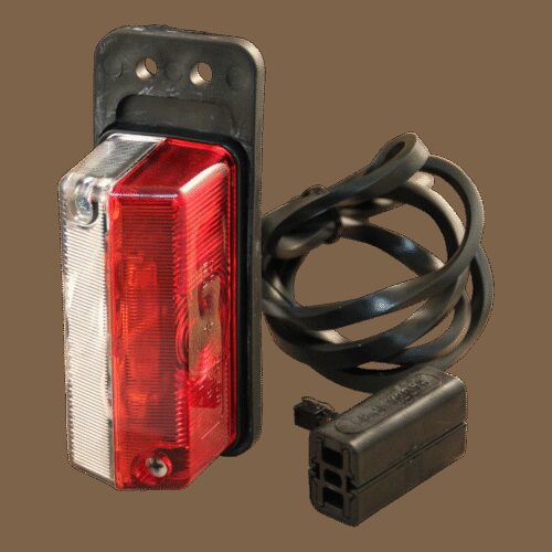 contourlamp 925/1 rood / wit Met houder Kabel 1000mm met quick connector