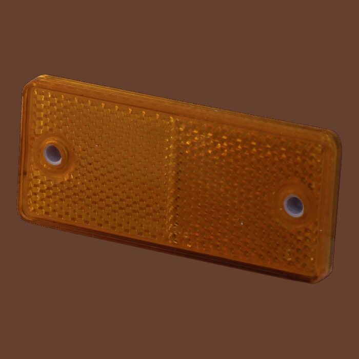 reflector ⌧ oranje opschroefbaar+zelfklevend 90x40