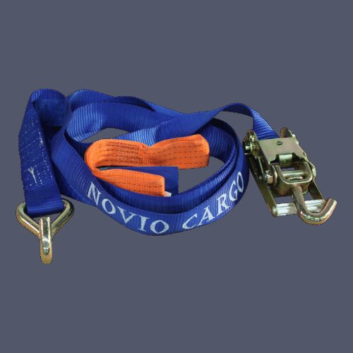 spanband voor autotransporter met verbindingslus blauw/verbindingslus oranje 50mm x 3500mm Novio Cargo