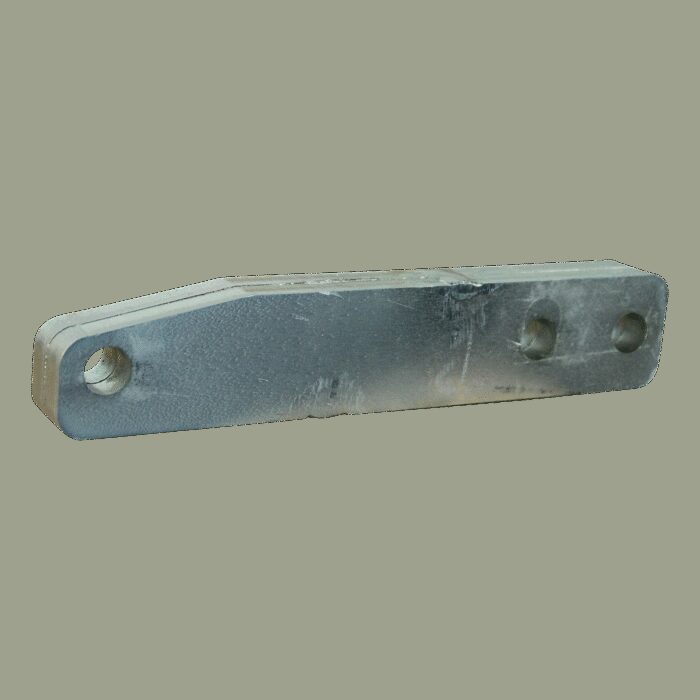 adapterplaat KA25 oplooprem hoogte 25mm, hartmaat 166 / 207mm