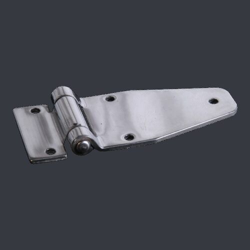 vlinderscharnier , met gatenpatroon , 61 x 149mm scharnierblad rvs