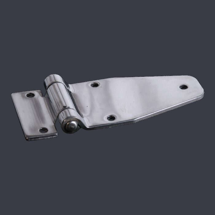 vlinderscharnier , met gatenpatroon , 61 x 149mm scharnierblad rvs