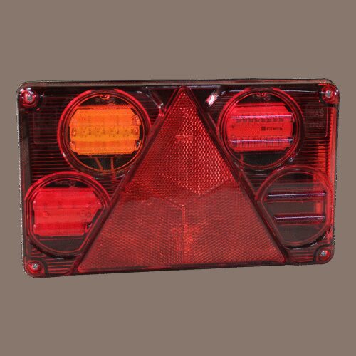achterlicht 393 , LED 12V - 24V , links 5 PIN's bajonet
