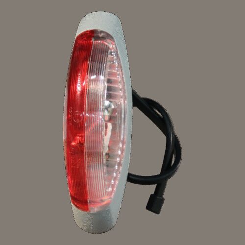 contourlamp Aspöck Flexipoint II rood / wit DC kabel 250mm