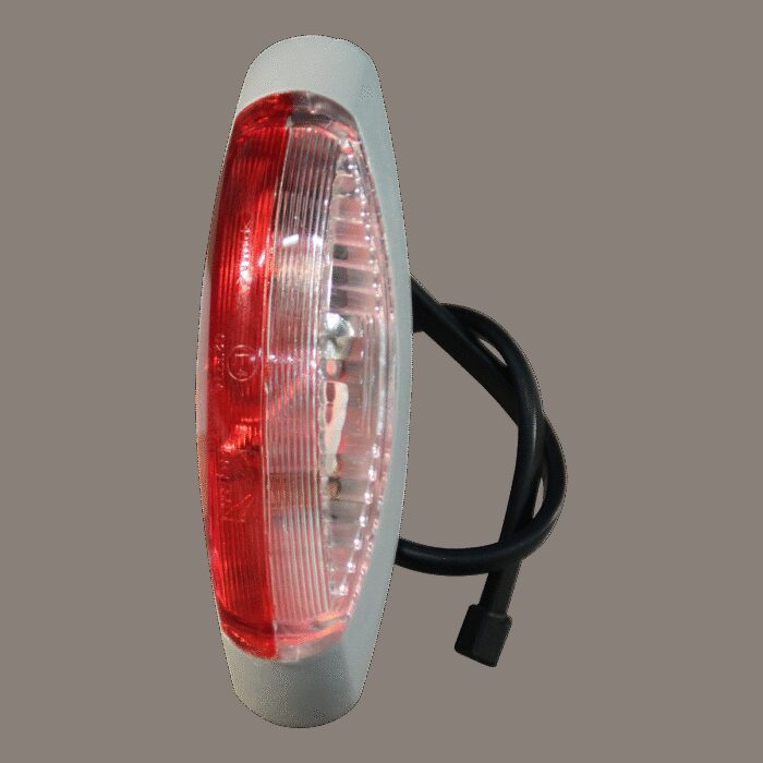 contourlamp Aspöck Flexipoint II rood / wit DC kabel 250mm