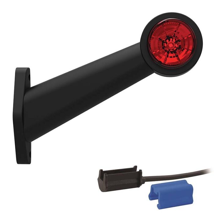 contourlamp 194 x 135 x 45mm 76mm rood/wit Rood/wit rechts DC kabel 200mm, 0,75mm²  12/24 V CE, ECE-R10 / R7