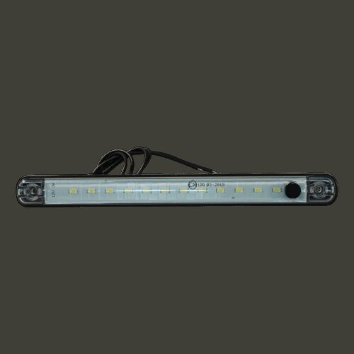 interieurlamp LW10 met schakelaar 238x24.3x12,7 / 20,2 helder wit 4000K 39cm LgY-S 0,75mm2 12V DC