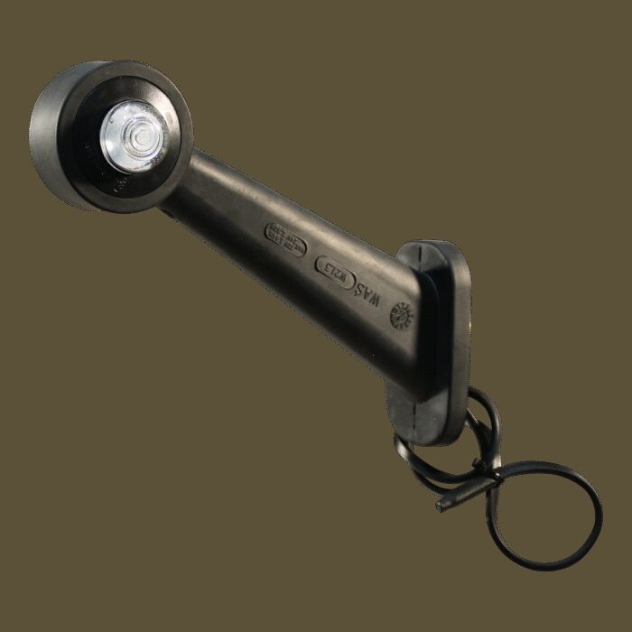 contourlamp 136L-KPA0,5C rood / wit, links DC kabel 500mm., 2x0,75mm²