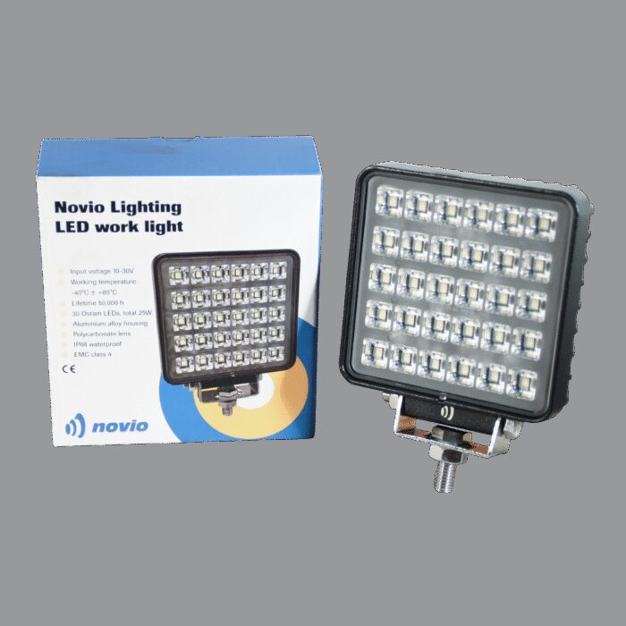 LED werklamp 10-30V DC kabel 470mm LED 25W - Afbeelding 4