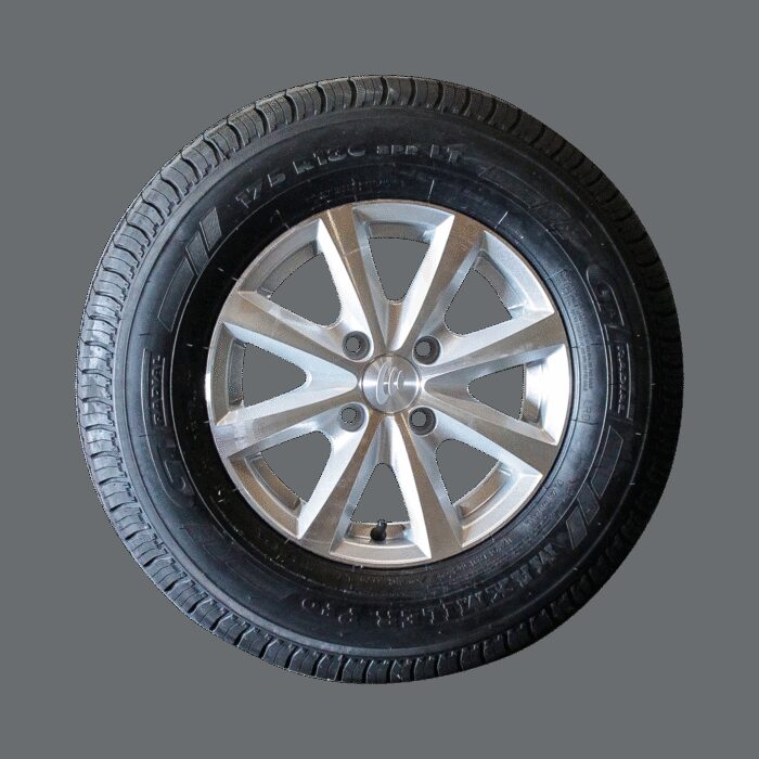 luchtband + wiel 175 R13C Maxmiler Pro 8PR + 5Jx13H2 ET30 57/100/4 97/95 R lichtmetaal grijs - Afbeelding 2
