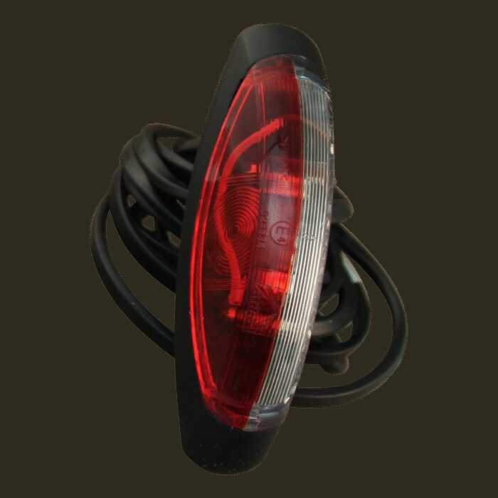 contourlamp Aspöck Flexipoint II rood / wit DC kabel 2250mm