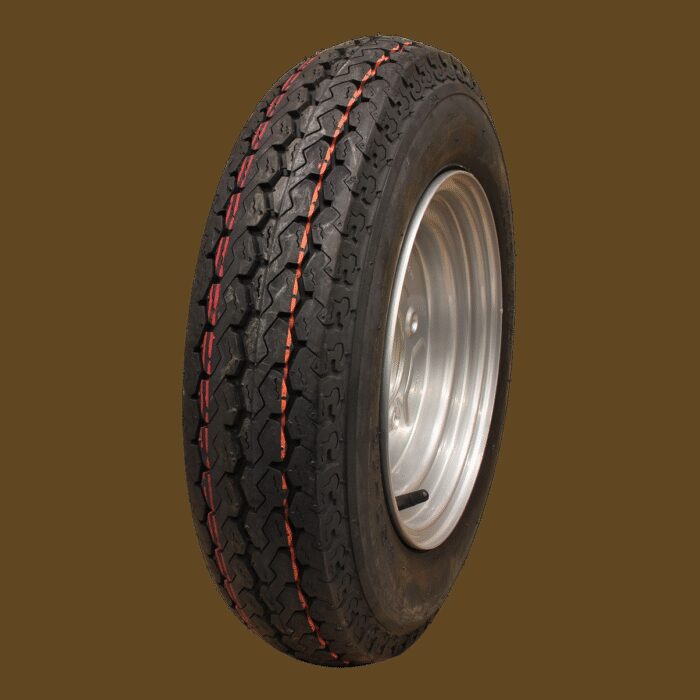 luchtband + wiel 4.50-10 KT-715 6PR + 3.50Bx10H2 ET0 85/115/4 76 N staal grijs