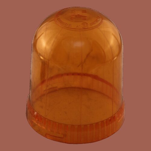 Glas zwaailamp, oranje