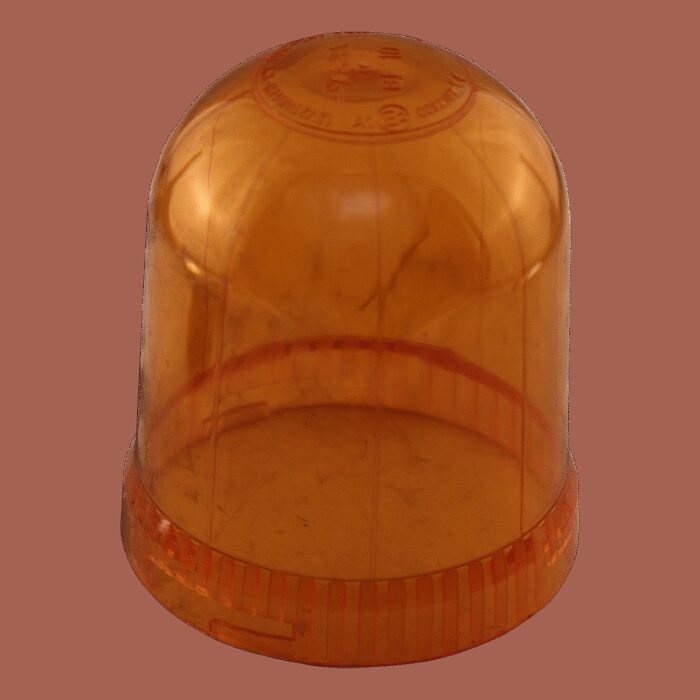 Glas zwaailamp, oranje