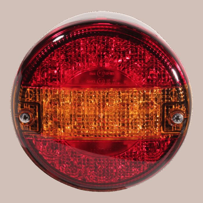 achterlicht 3-kamerlamp led "Hamburger model" universeel 5 PIN's bajonet