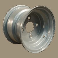 luchtband + wiel 16x6.50-8 V-3503 4PR + 5.50x8H2 ET0 60/100/4 staal grijs - Afbeelding 3