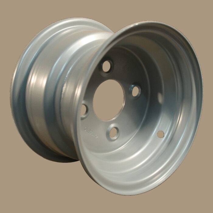 luchtband + wiel 16x6.50-8 V-8501 4PR + 5.50x8H2 ET0 60/100/4 64 A4 staal grijs rechts - Afbeelding 3