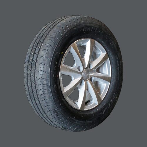 luchtband + wiel 185/70 R13 R701 M+S + 5Jx13H2 ET30 57/100/4 86 N lichtmetaal grijs