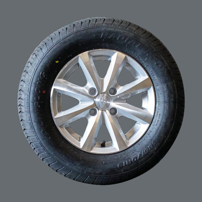 luchtband + wiel 185/70 R13 R701 M+S + 5Jx13H2 ET30 57/100/4 86 N lichtmetaal grijs - Afbeelding 2
