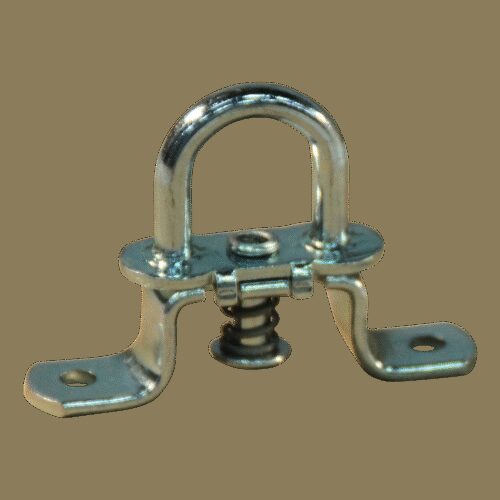 draaisluiting TIR met rvs veer verzinkt voor zeilring 42x22mm