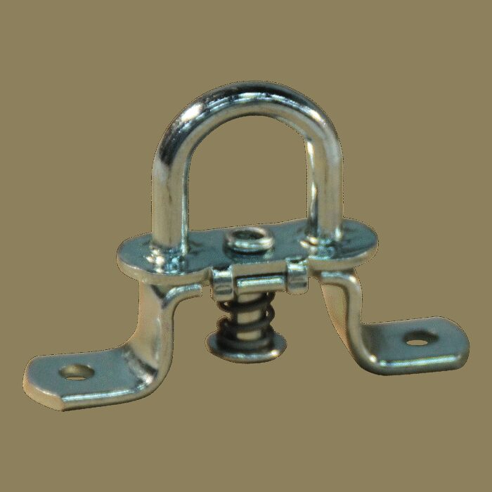 draaisluiting TIR met rvs veer verzinkt voor zeilring 42x22mm