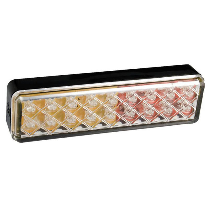 achterlicht universeel 18cm kabel 135 x 38 x 24mm opbouw remlicht knipperlicht    achterlicht  80mm IP67 12/24 V CE, ECE-R10 / R7 / R6