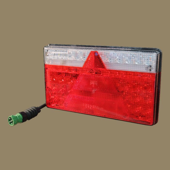 achterlicht Multiled II rechts 5 PIN's bajonet green + 0.5m kabel, 5 x 1mm²