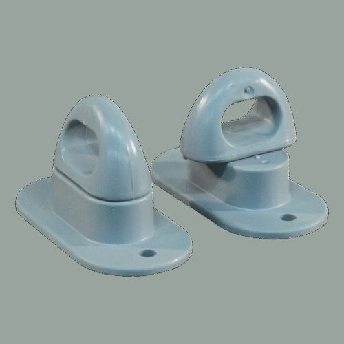 draaisluiting kunststof voor zeilring 42x22mm signaalgrijs RAL 7004