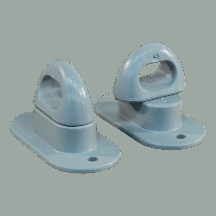 draaisluiting kunststof voor zeilring 42x22mm signaalgrijs RAL 7004