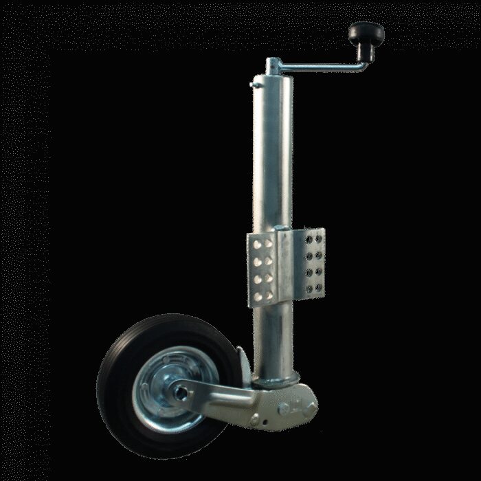 steunwiel automatisch opklapbaar 200x60mm Ø60mm