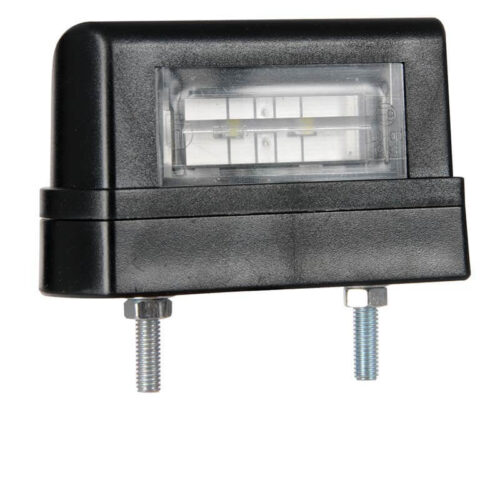 kentekenlamp LED 12/24 V 83 x 50 x 30mm 50cm kabel 45mm  CE, ECE-R10 / R7 / R4 wit