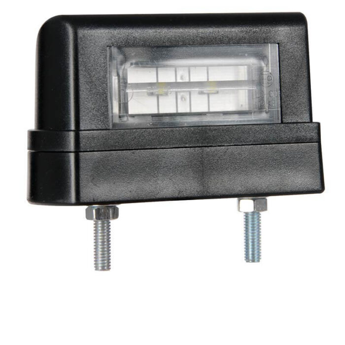 kentekenlamp LED 12/24 V 83 x 50 x 30mm 50cm kabel 45mm  CE, ECE-R10 / R7 / R4 wit