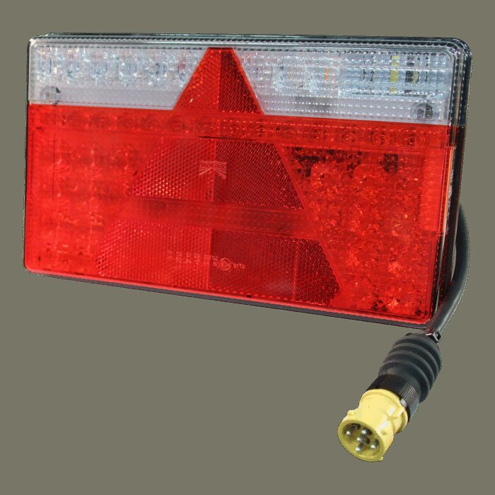 achterlicht Multiled II links 5 PIN's bajonet yellow +0.5m kabel, 5 x 1mm²