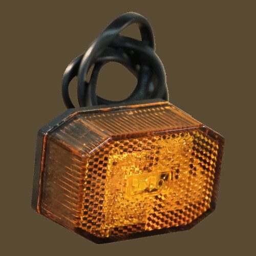 zijmarkeringslamp Flexipoint LED DC kabel 0,5m 12V oranje