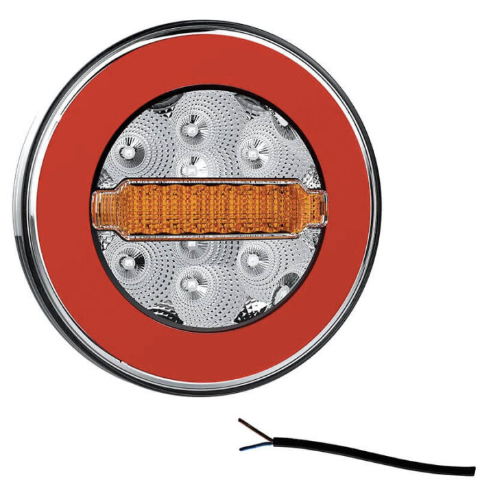 achterlicht 100cm LED links of rechts (universeel) kabel remlicht knipperlicht    neon-achterlicht  IP68 12/24 V Lavaflow