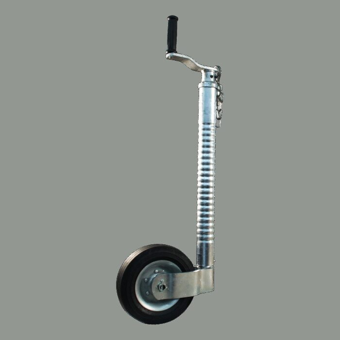 steunwiel geribd Ø48mm 205x60mm stalen velg