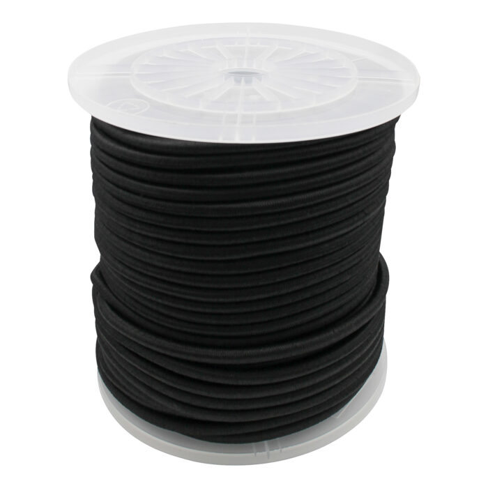 elastische kabel zwart Ø10