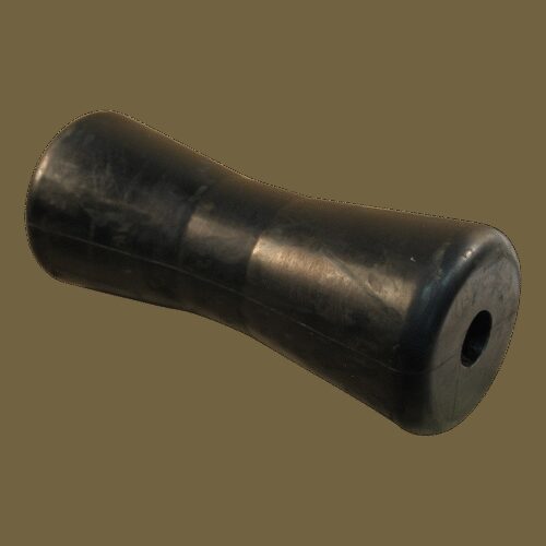 kielrol rubber zwart Ø82mm 198mm Ø21mm